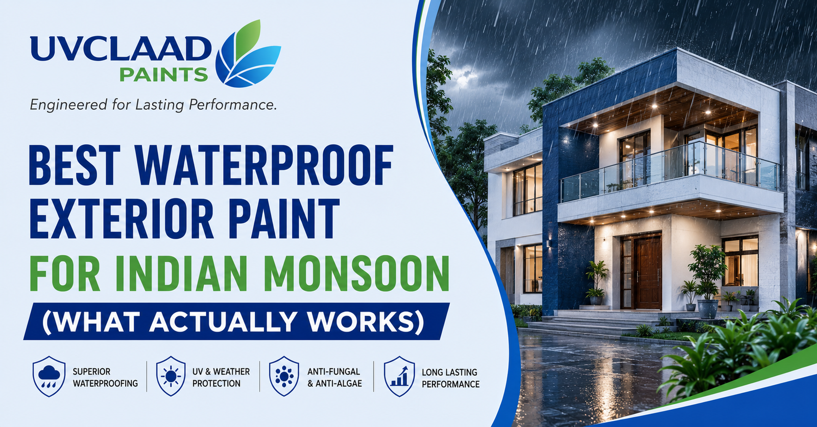 Best Waterproof Exterior Paint for Indian Monsoon (What Actually Works)